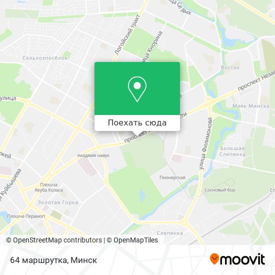 Карта 64 маршрутка