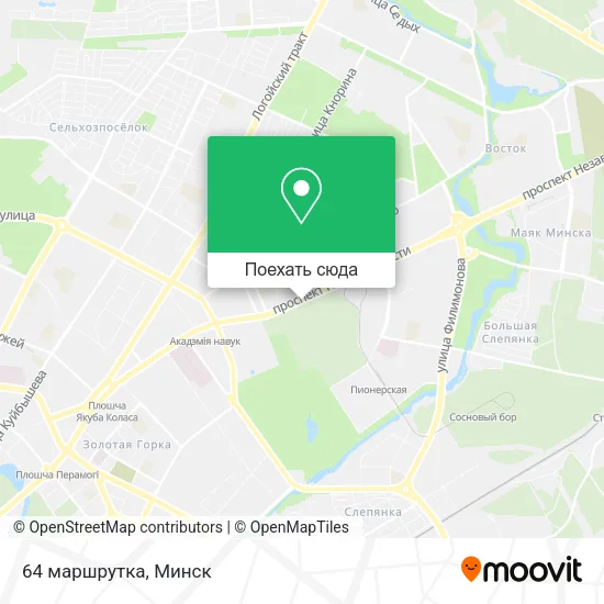 Карта 64 маршрутка