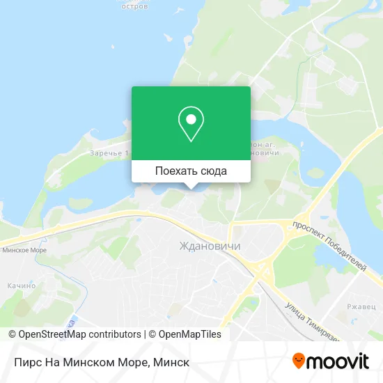 Карта Пирс На Минском Море