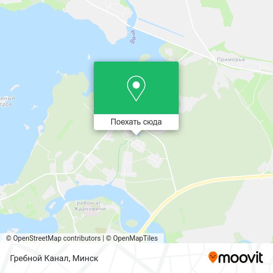 Карта Гребной Канал