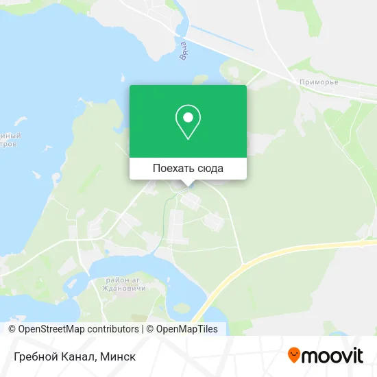 Карта Гребной Канал