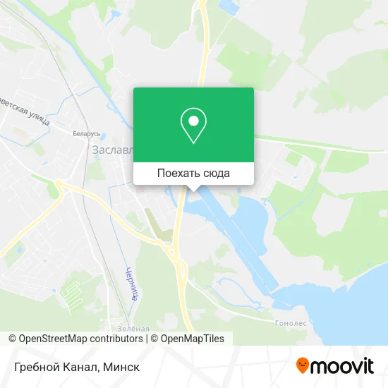 Карта Гребной Канал
