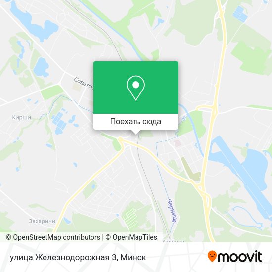 Карта улица Железнодорожная 3