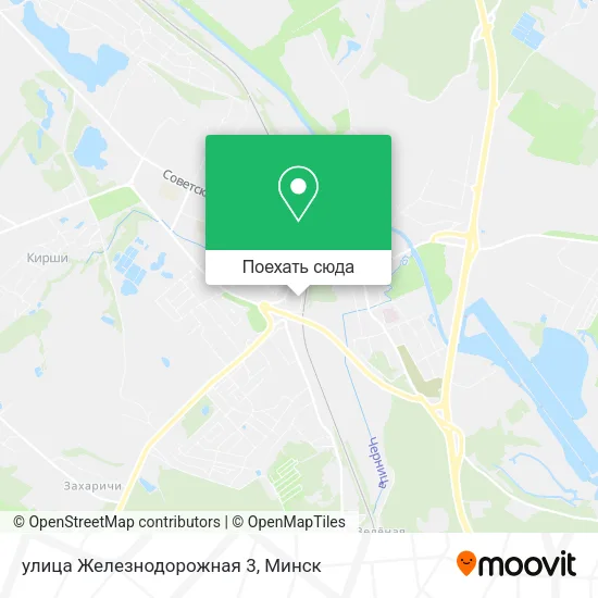 Карта улица Железнодорожная 3