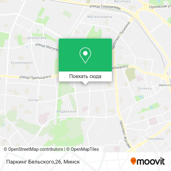 Карта Паркинг Бельского,26