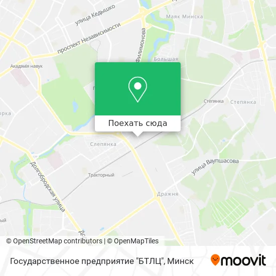 Карта Государственное предприятие "БТЛЦ"