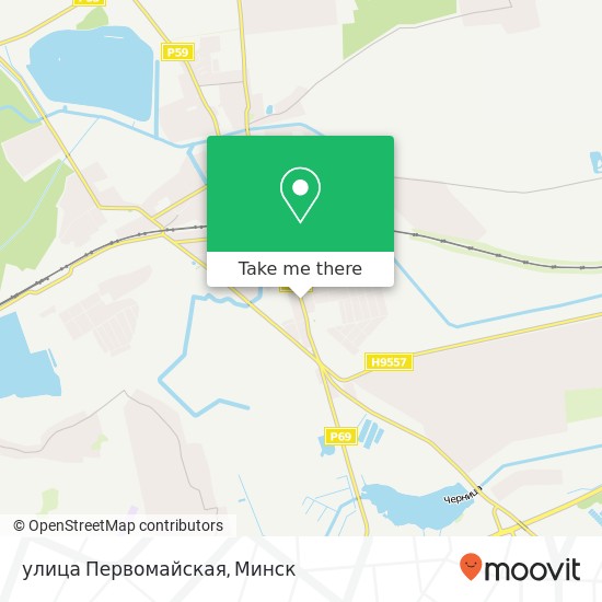 Карта улица Первомайская