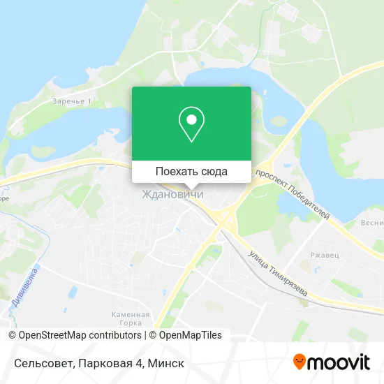 Карта Сельсовет, Парковая 4