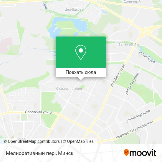 Карта Мелиоративный пер.