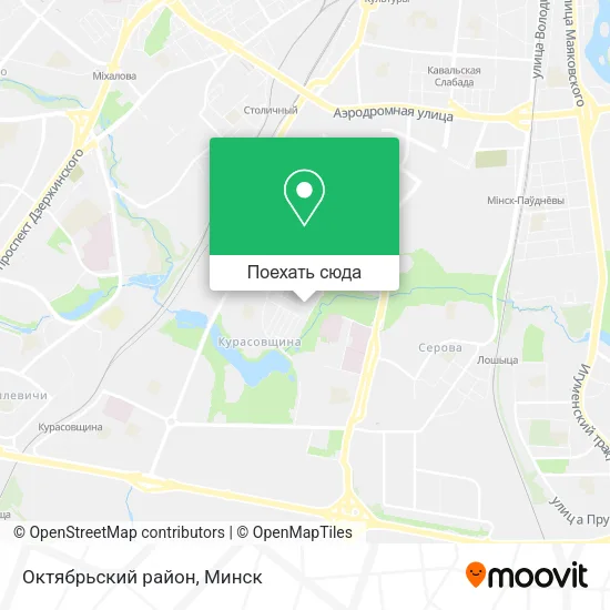 Карта Октябрьский район