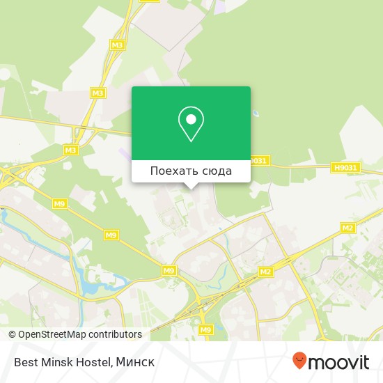 Карта Best Minsk Hostel