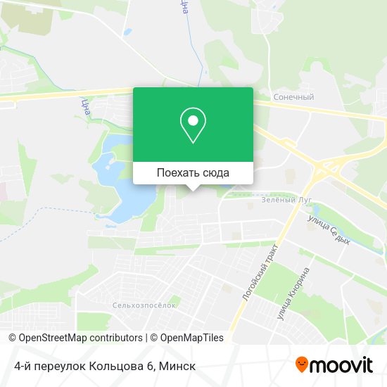 Карта 4-й переулок Кольцова 6