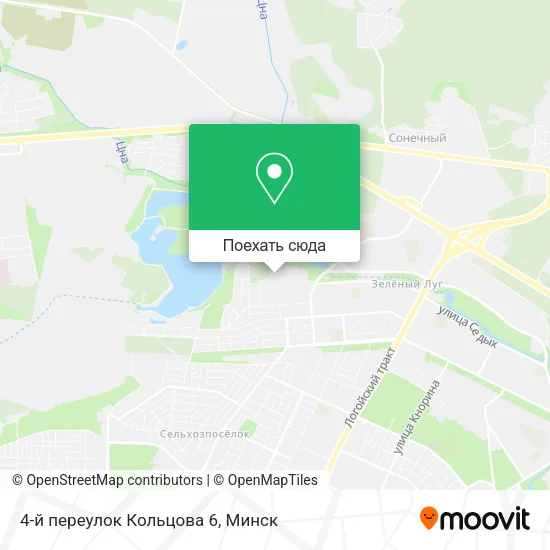 Карта 4-й переулок Кольцова 6