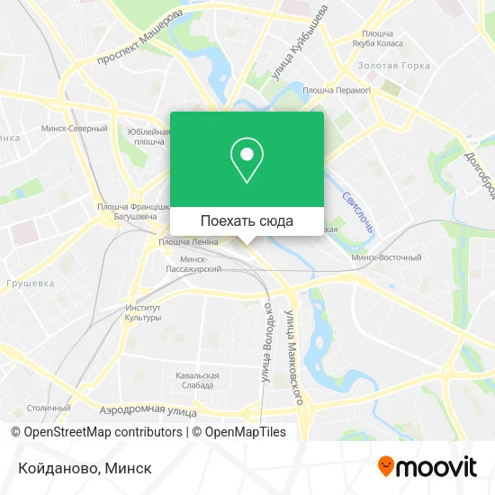 Карта Койданово
