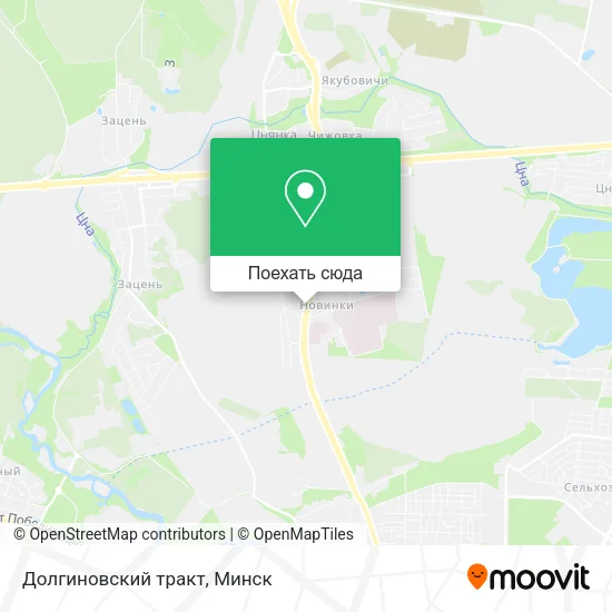 Карта Долгиновский тракт