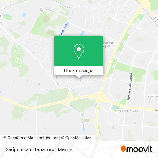 Карта Заброшка в Тарасово