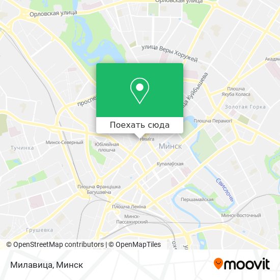 Карта Милавица