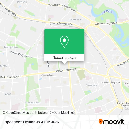 Карта проспект Пушкина 47