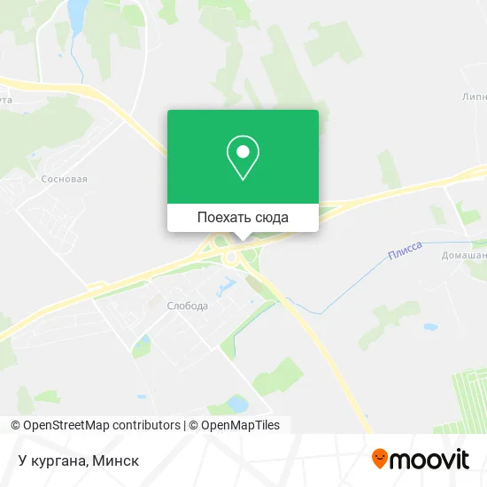 Карта У кургана