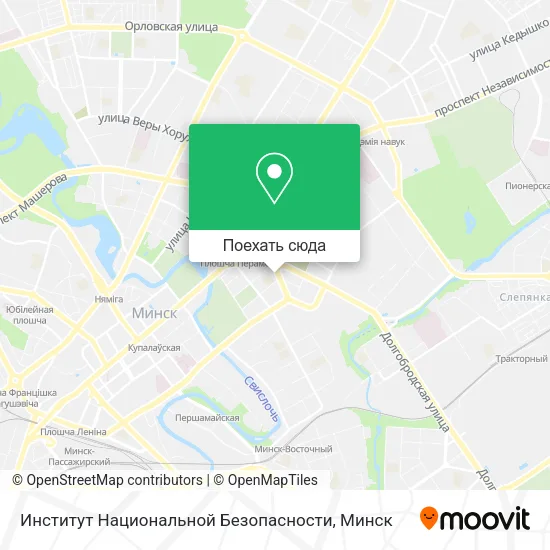Карта Институт Национальной Безопасности