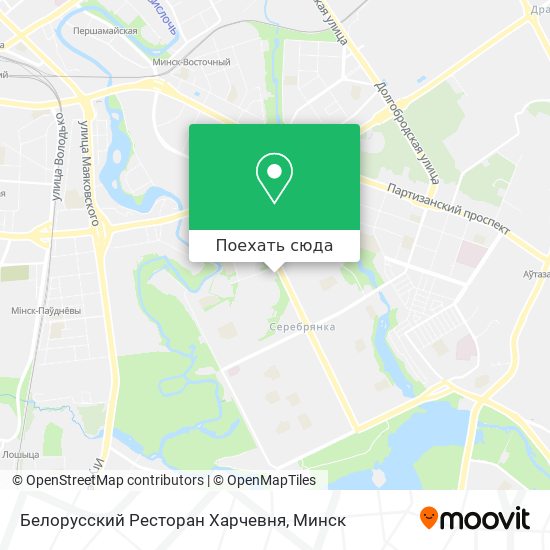 Карта Белорусский Ресторан Харчевня