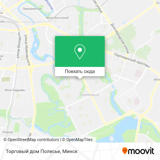 Карта Торговый дом Полесье