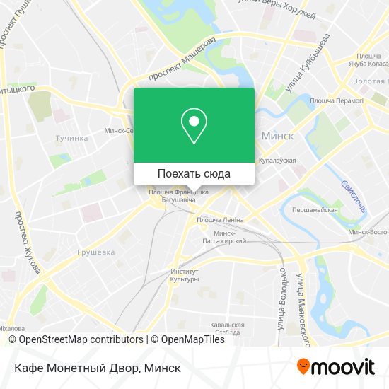 Карта Кафе Монетный Двор