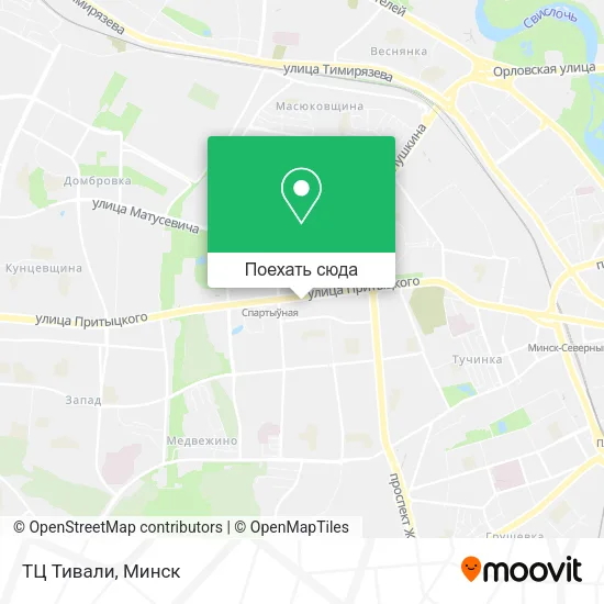 Карта ТЦ Тивали