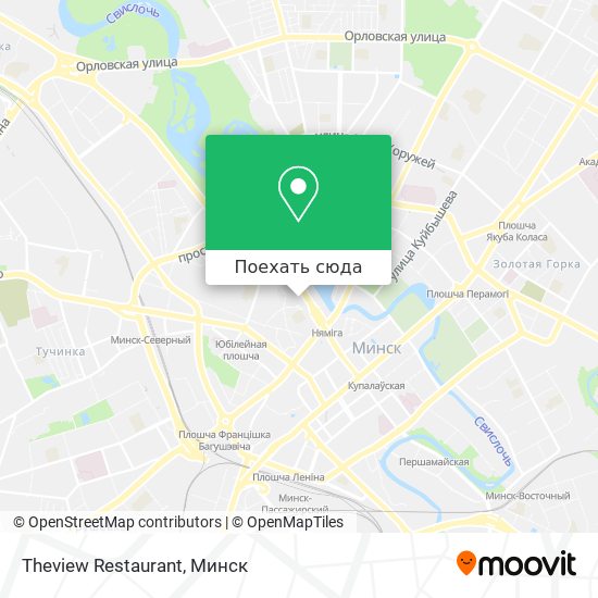 Карта Theview Restaurant