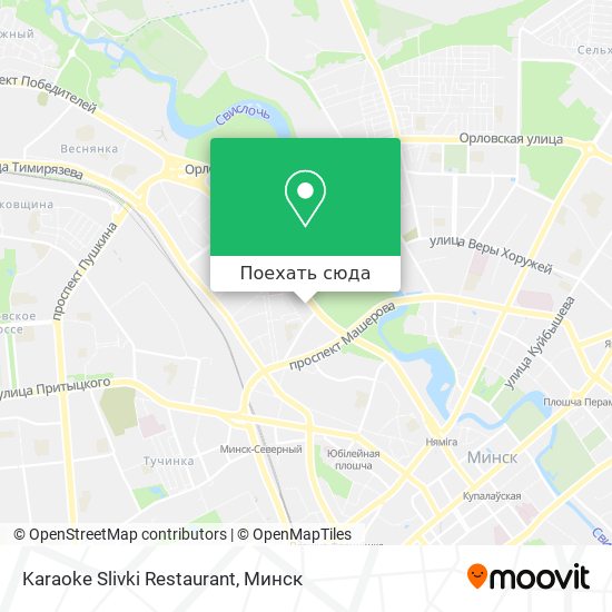 Карта Karaoke Slivki Restaurant