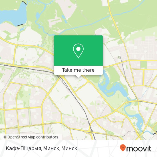 Карта Кафэ-Піцэрыя, Минск
