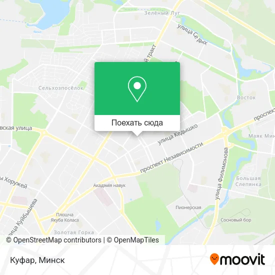 Карта Куфар