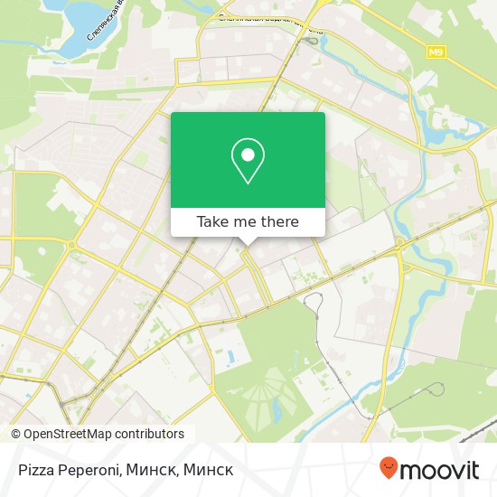 Карта Pizza Peperoni, Минск