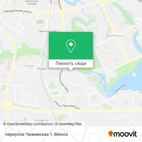 Карта переулок Чижевских 1