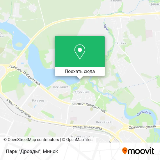 Карта Парк "Дрозды"