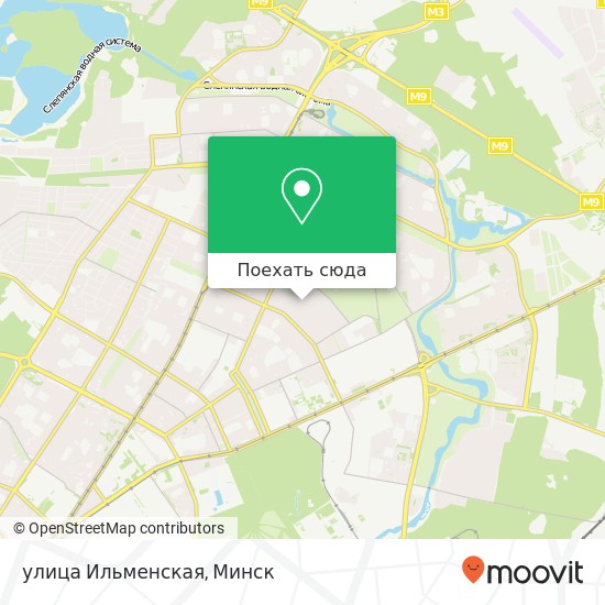 Карта улица Ильменская