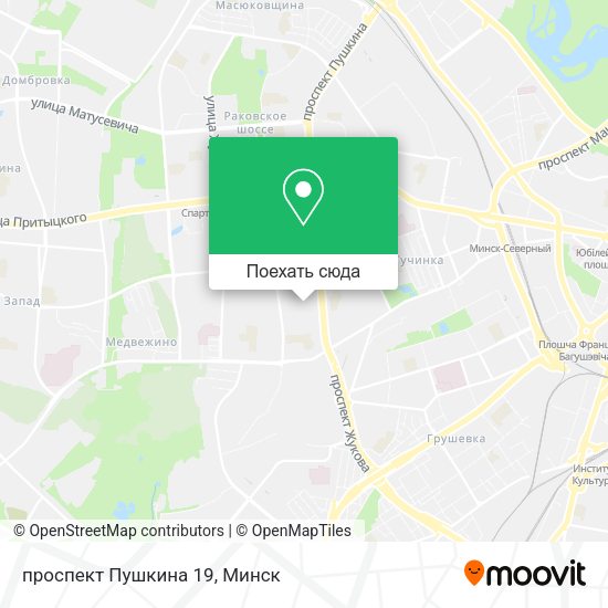 Карта проспект Пушкина 19