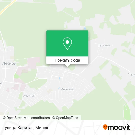 Карта улица Каритас