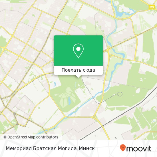 Карта Мемориал Братская Могила