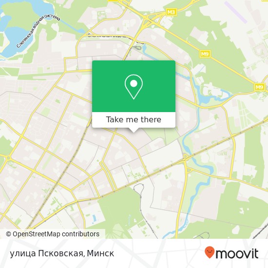 Карта улица Псковская