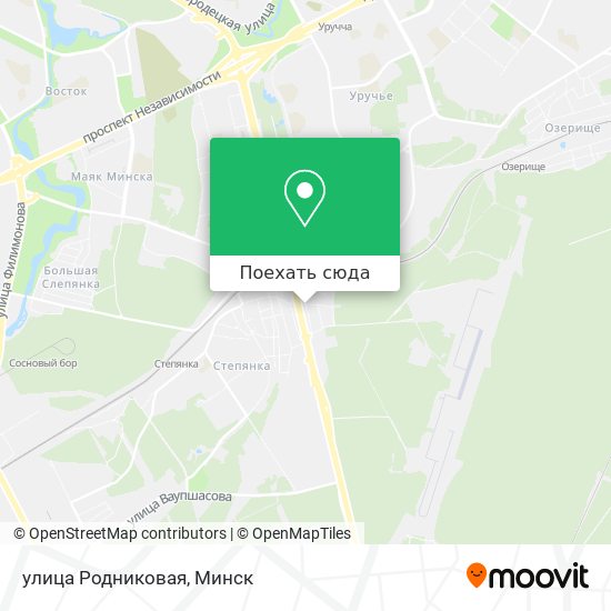 Карта улица Родниковая
