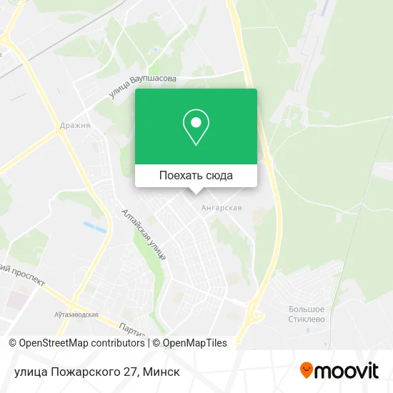 Карта улица Пожарского 27