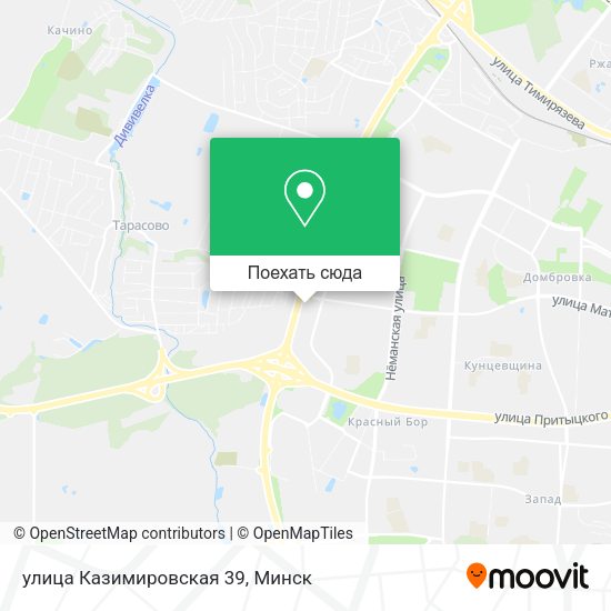 Карта улица Казимировская 39