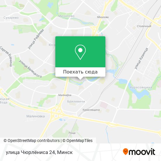 Карта улица Чюрлёниса 24