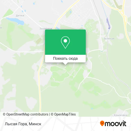 Карта Лысая Гора