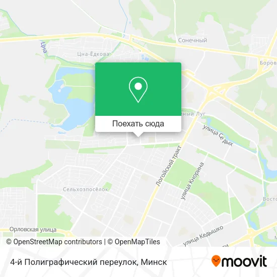 Карта 4-й Полиграфический переулок