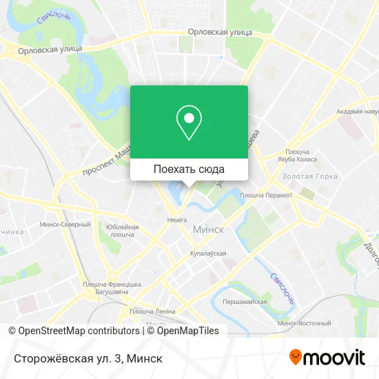 Карта Сторожёвская ул. 3