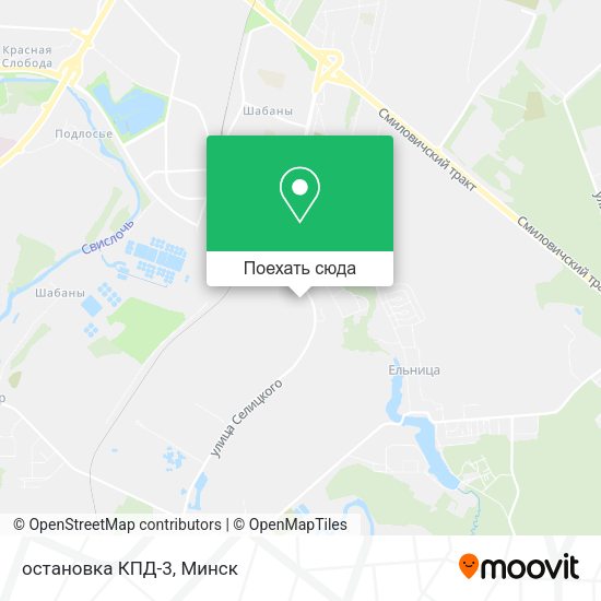 Карта остановка КПД-3