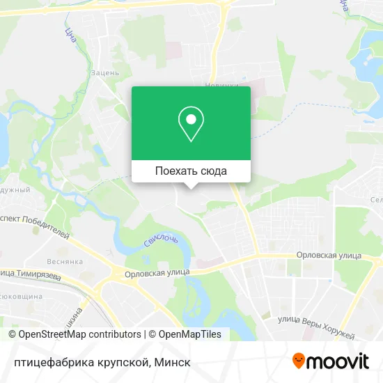 Карта птицефабрика крупской