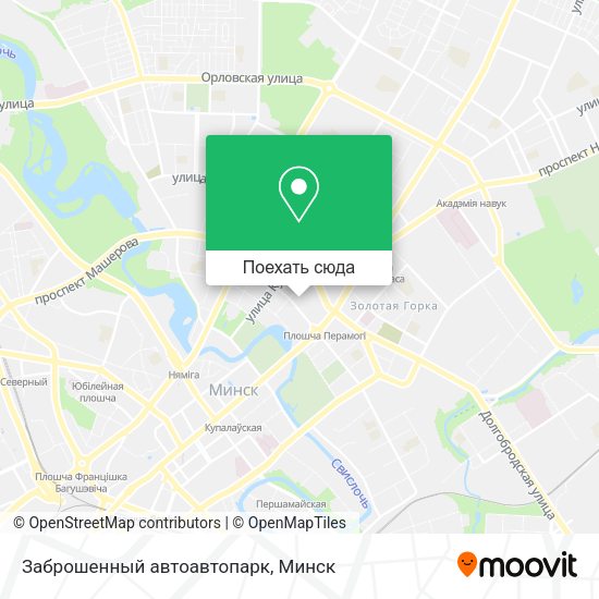 Карта Заброшенный автоавтопарк